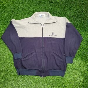 Vintage Notre-Dame Zip Sweatshirt Womens XL 24x26 Baggy